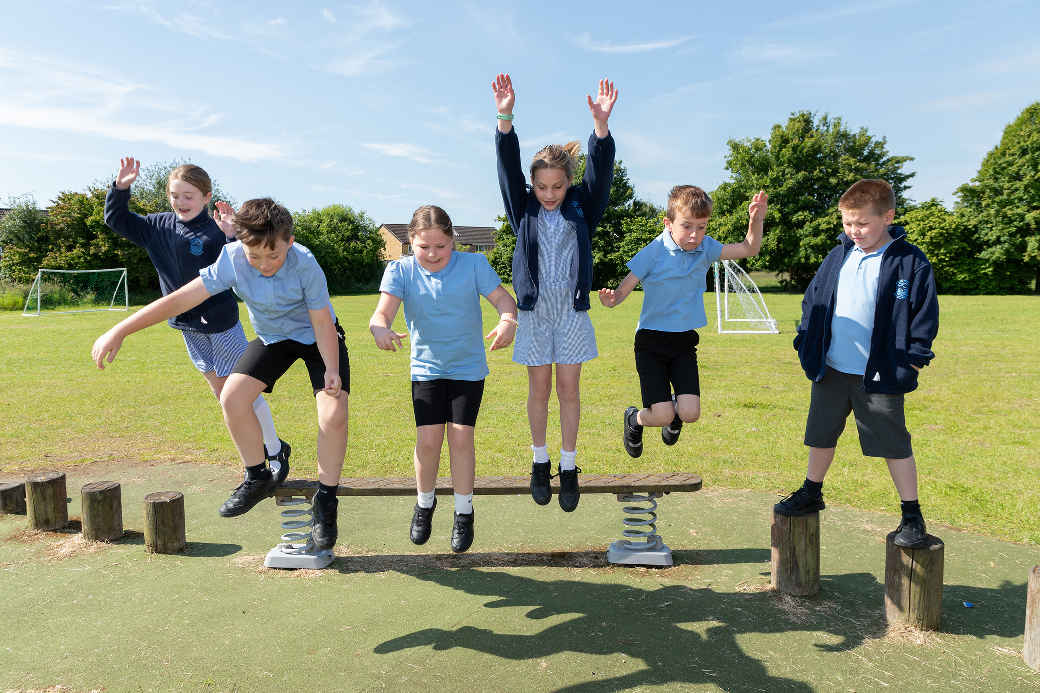 children playing outdoors